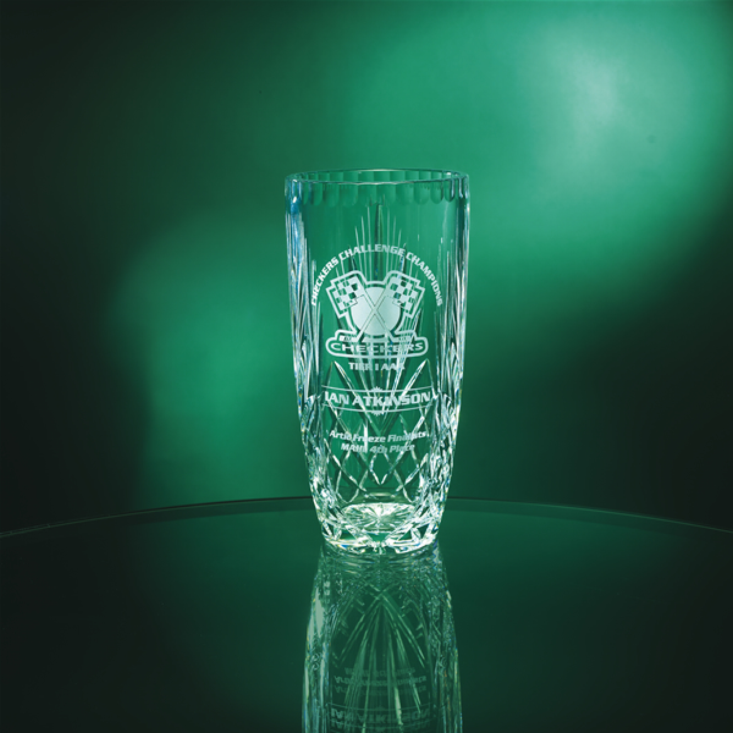 Crystal Hand cut Vase