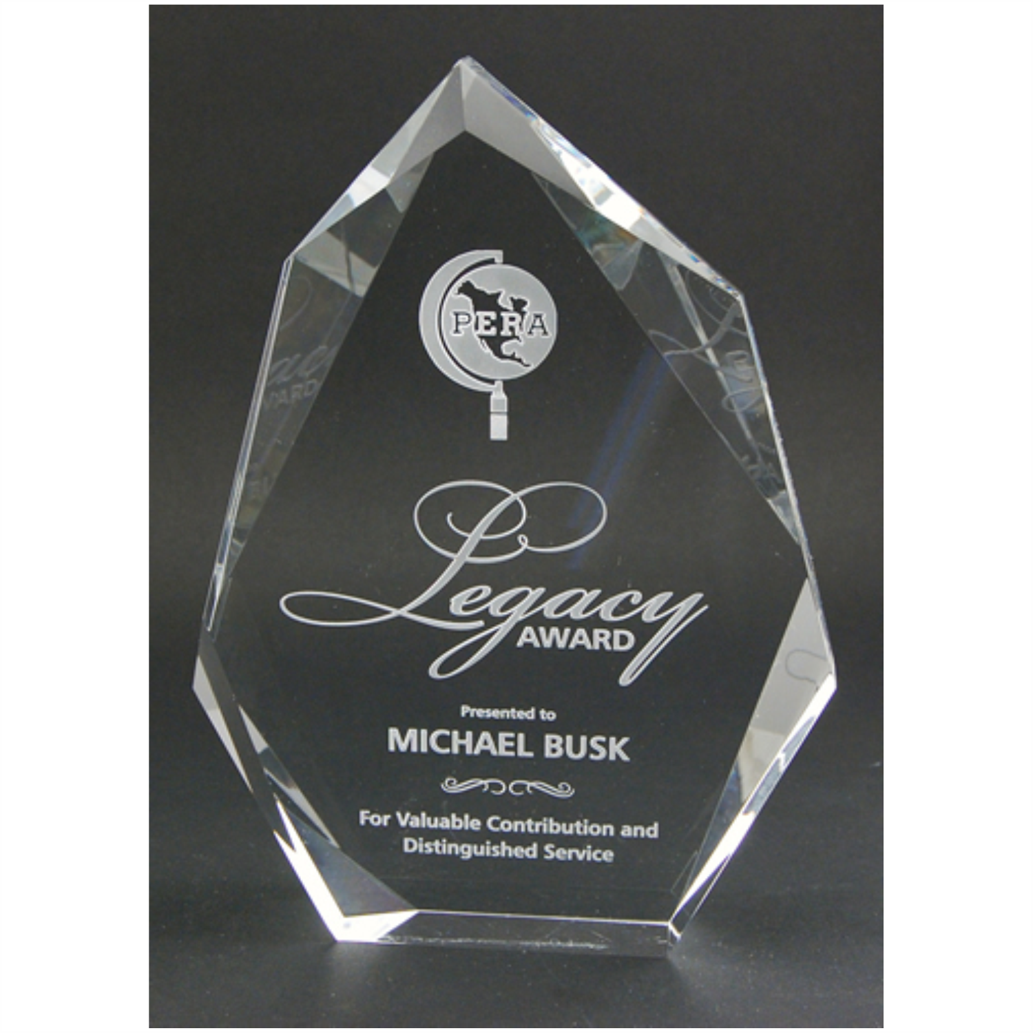 Multi-Faceted Optic Crystal Award