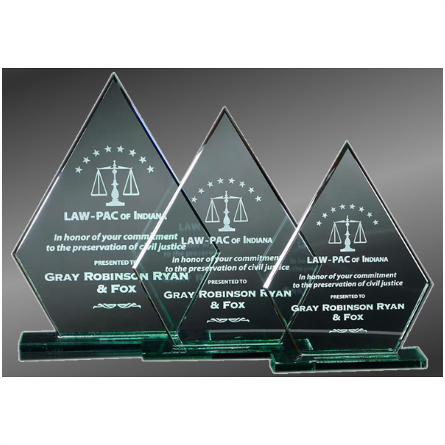 Economy Jade Crystal Diamond Award