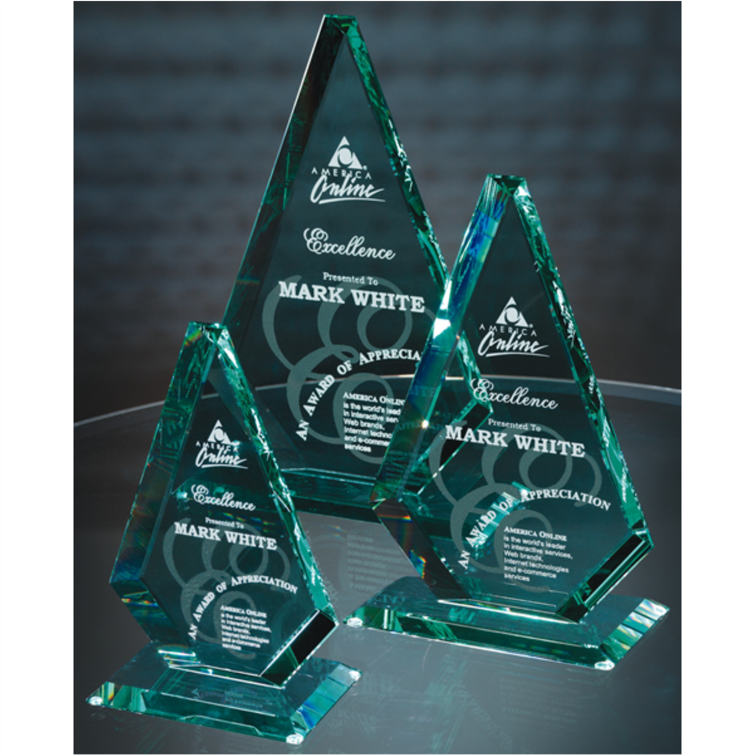 AA American Diamond Jade Award (JC-5703A, JC-5702A, JC-5701A)