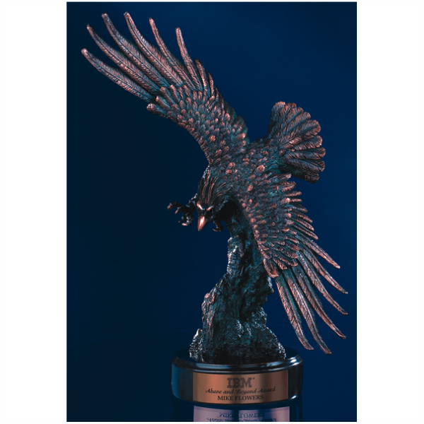 Copper Finish Eagle - Spread wings (31106)