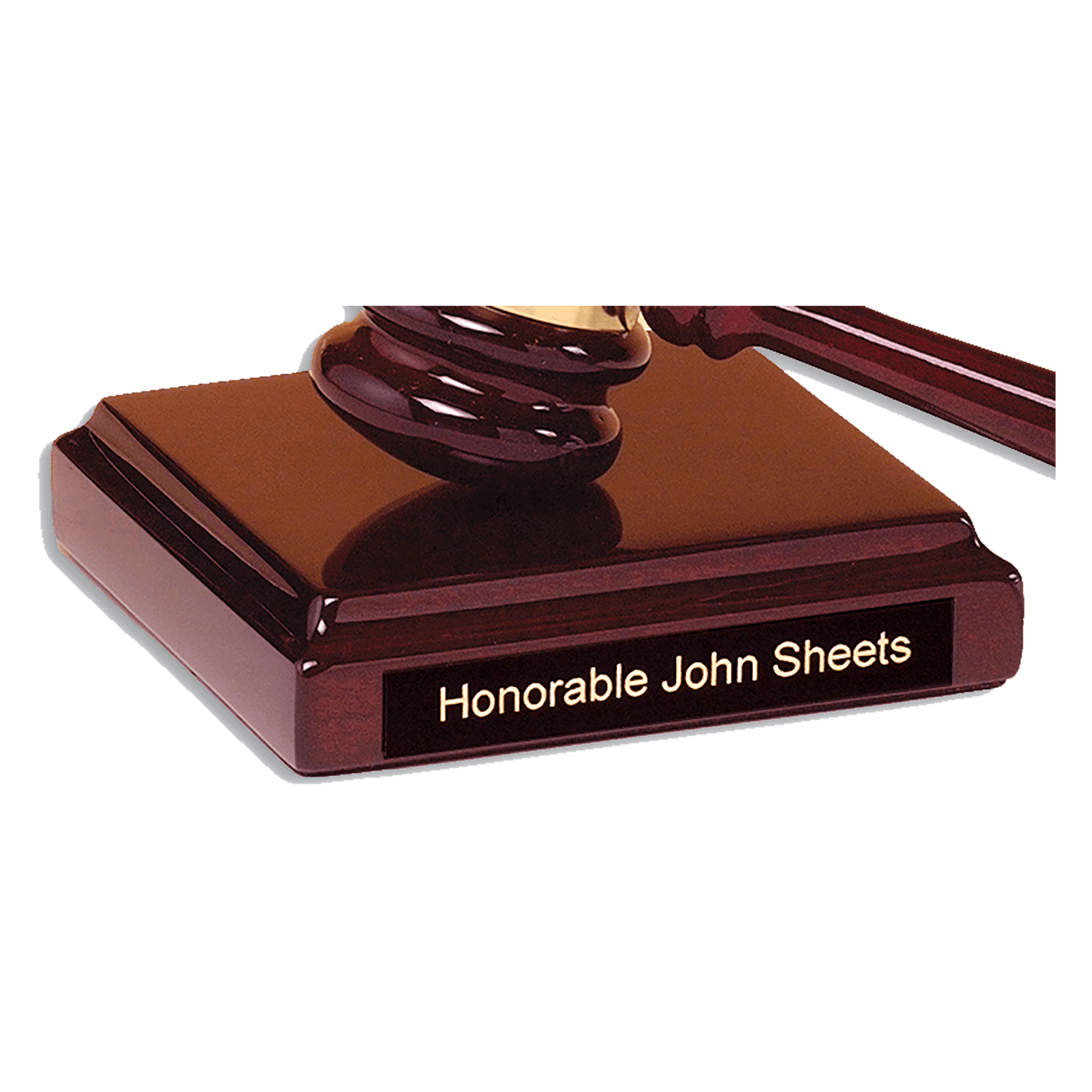 Rosewood Piano finish Sounding Block