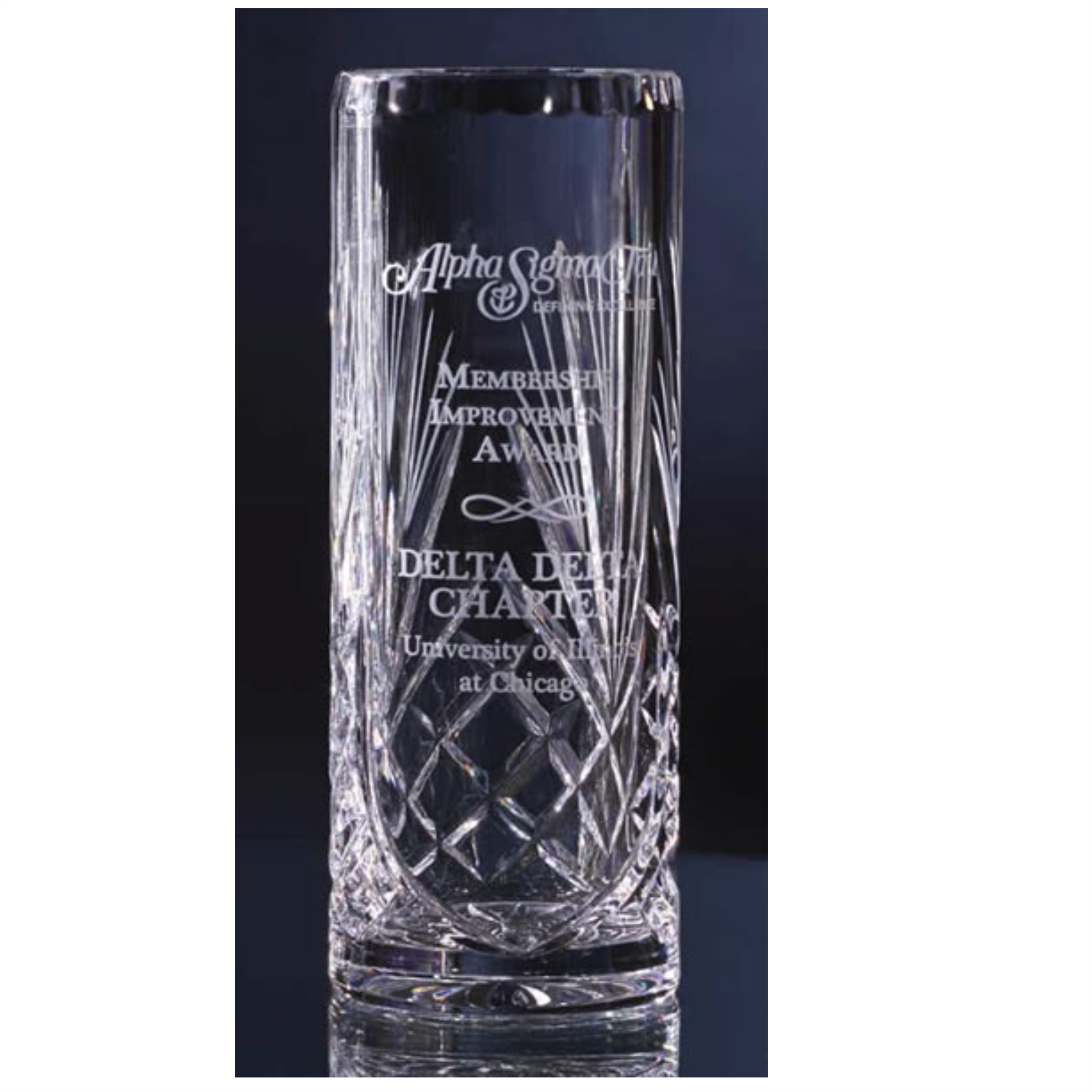 Crystal Cylinder Vase