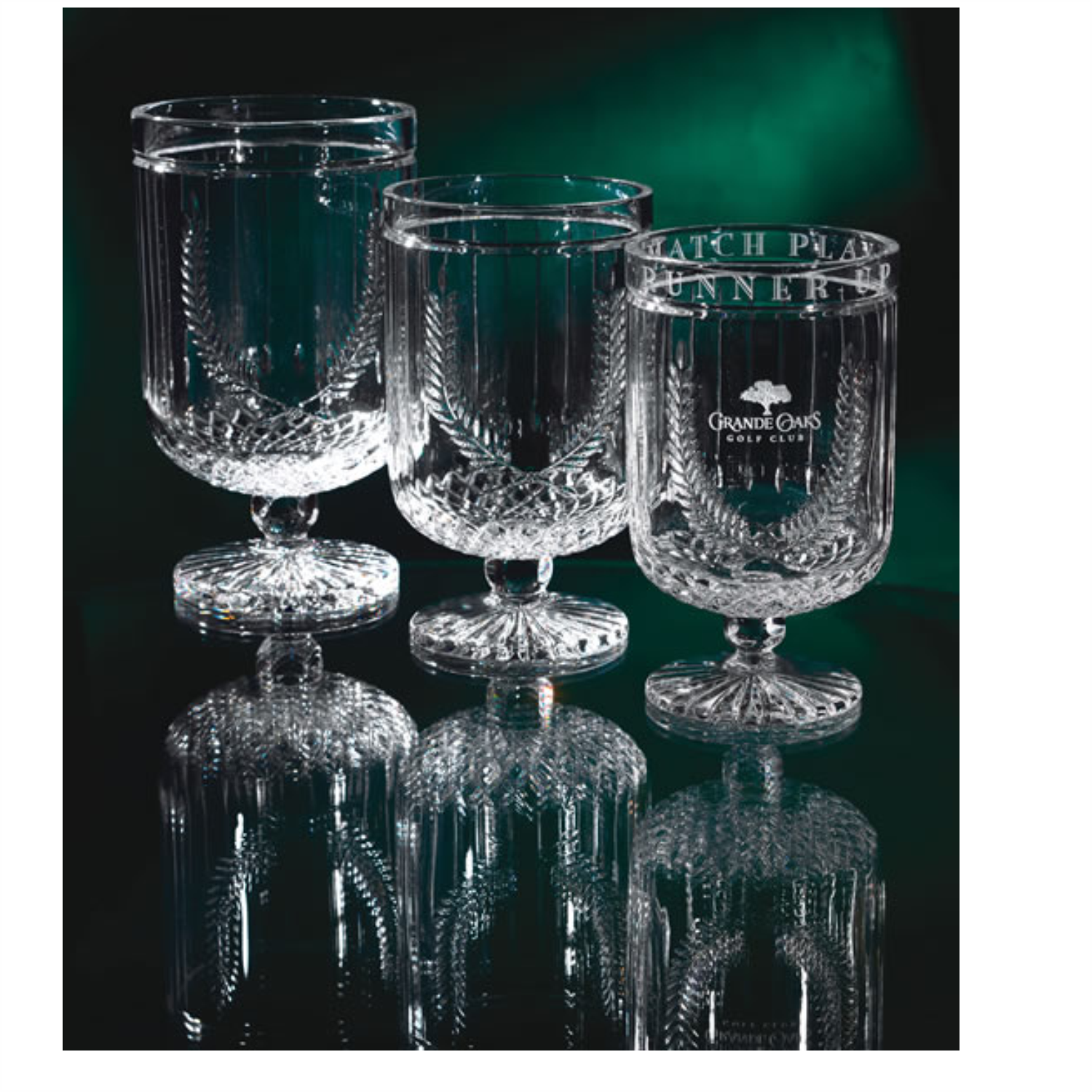 Crystal Laurel Wreath Cup (6415, 6416)