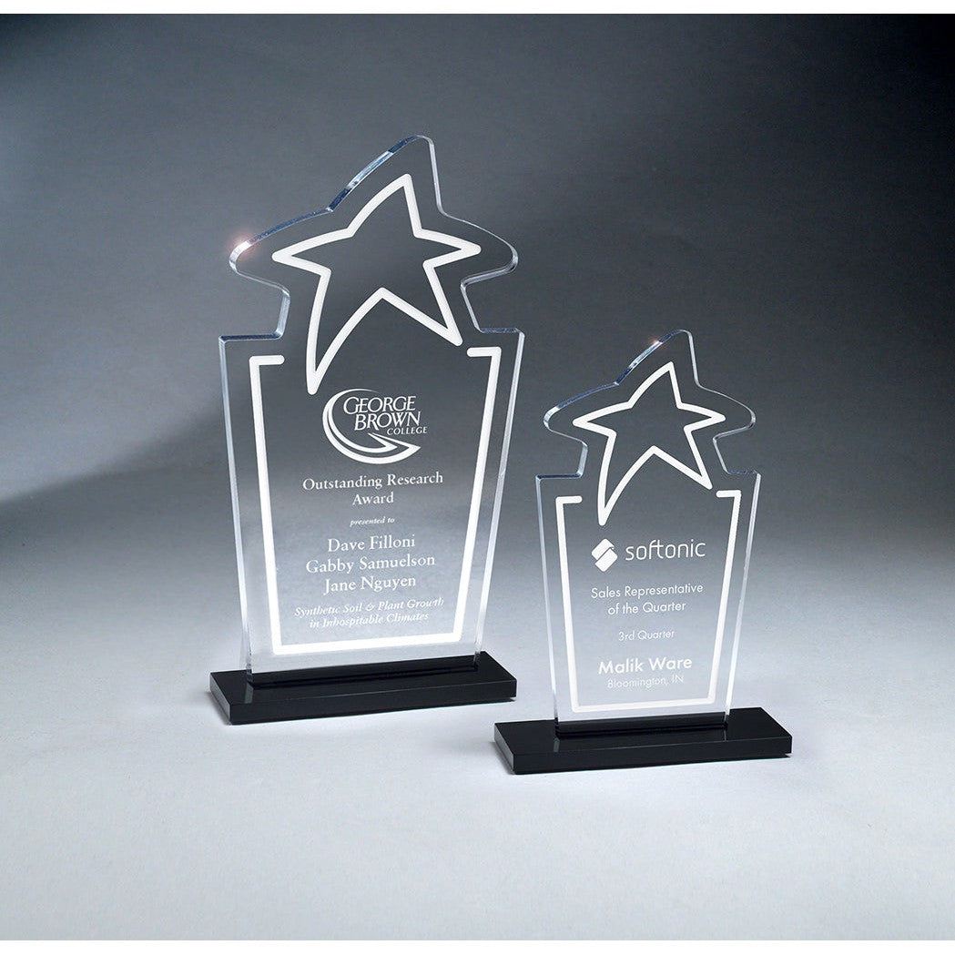 Acrylic Starfire Tower Star