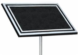 Cast Aluminum Plaque with Garden stake