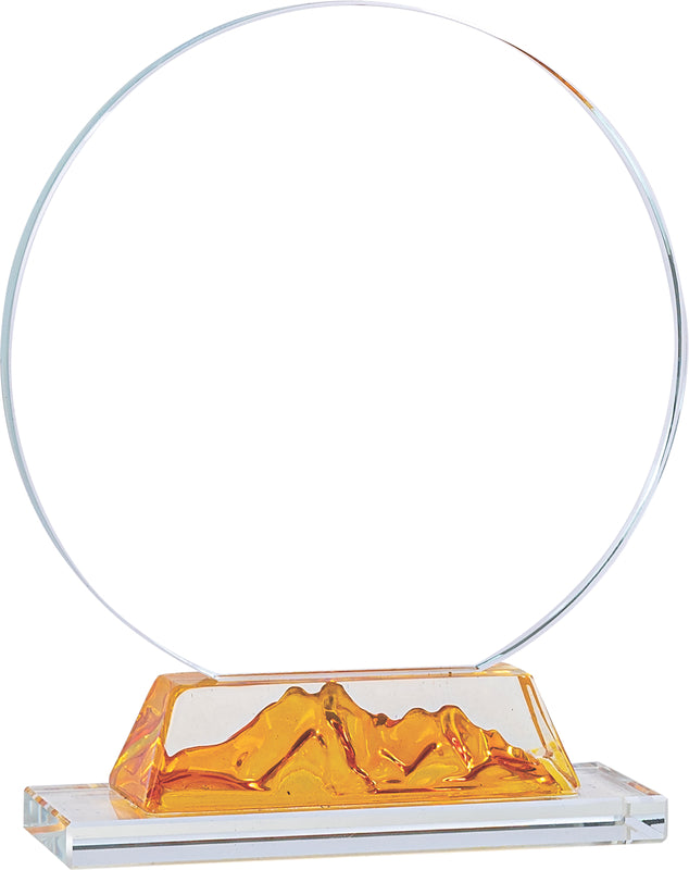 Peak Gold Circle Crystal Award