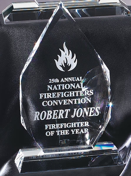 Diamond Crystal award on Clear base