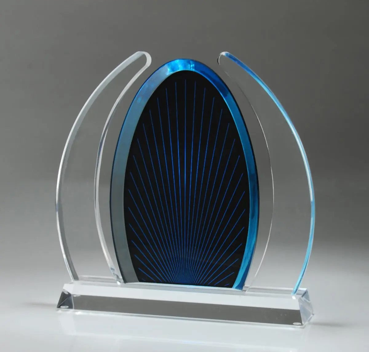 Enterprise Blue Dynasty Acrylic Award