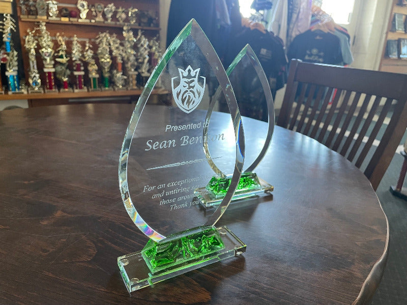 Peak Green Arrow Crystal Award
