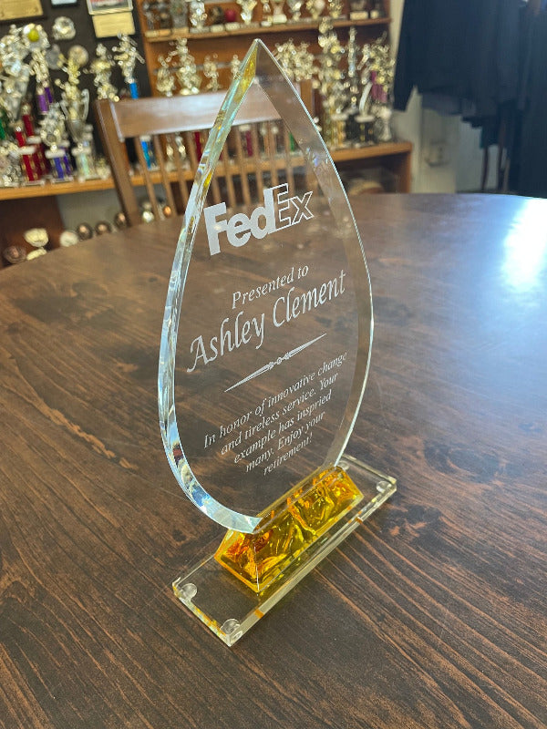 Gold Peak Arrow Crystal Award
