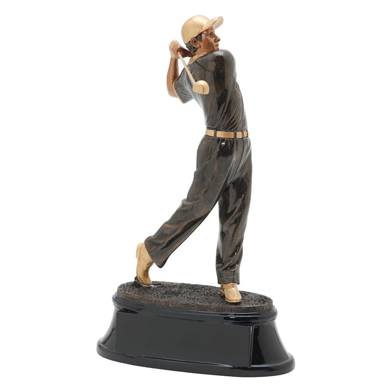 Power Golfer Resin Statue