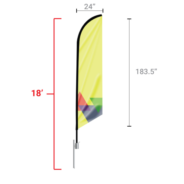 Feather Angle Flags