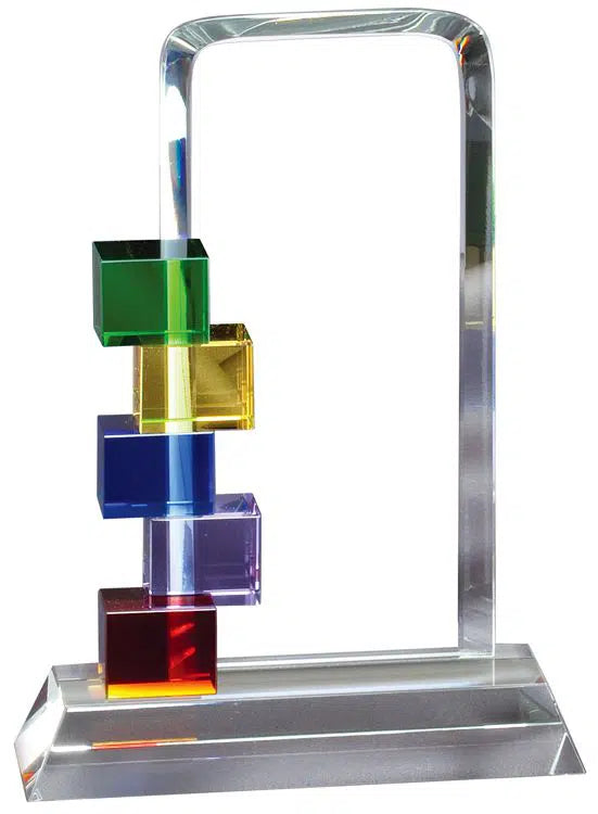 Billboard with Color Blocks Crystal