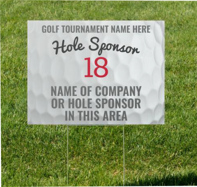 Golf Outing Signs