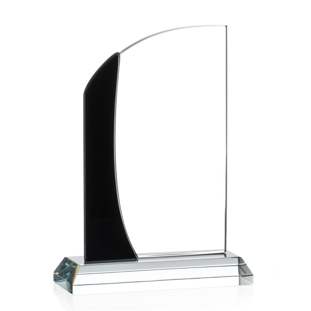 Black accent Peak Crystal Award