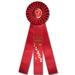 3 Ribbon Rosettes