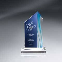 Aqua Peak Acrylic Award