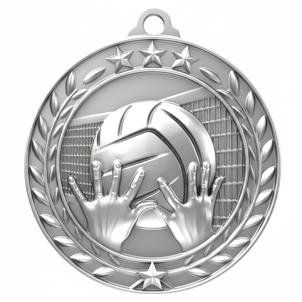 Silver Medal volleyball
