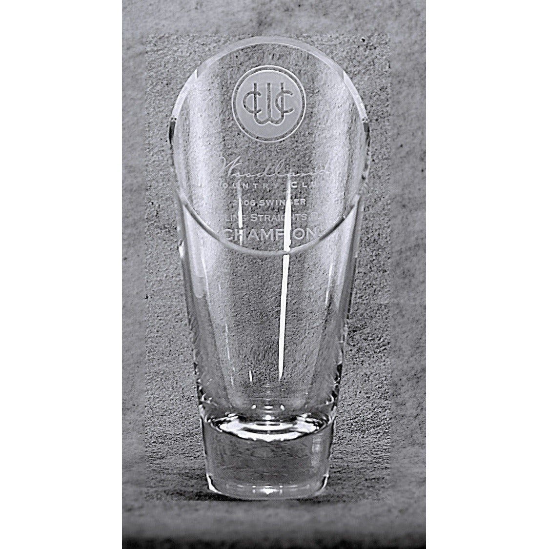 Slant Top Glass Vase (LC-097-L, -M, -S)