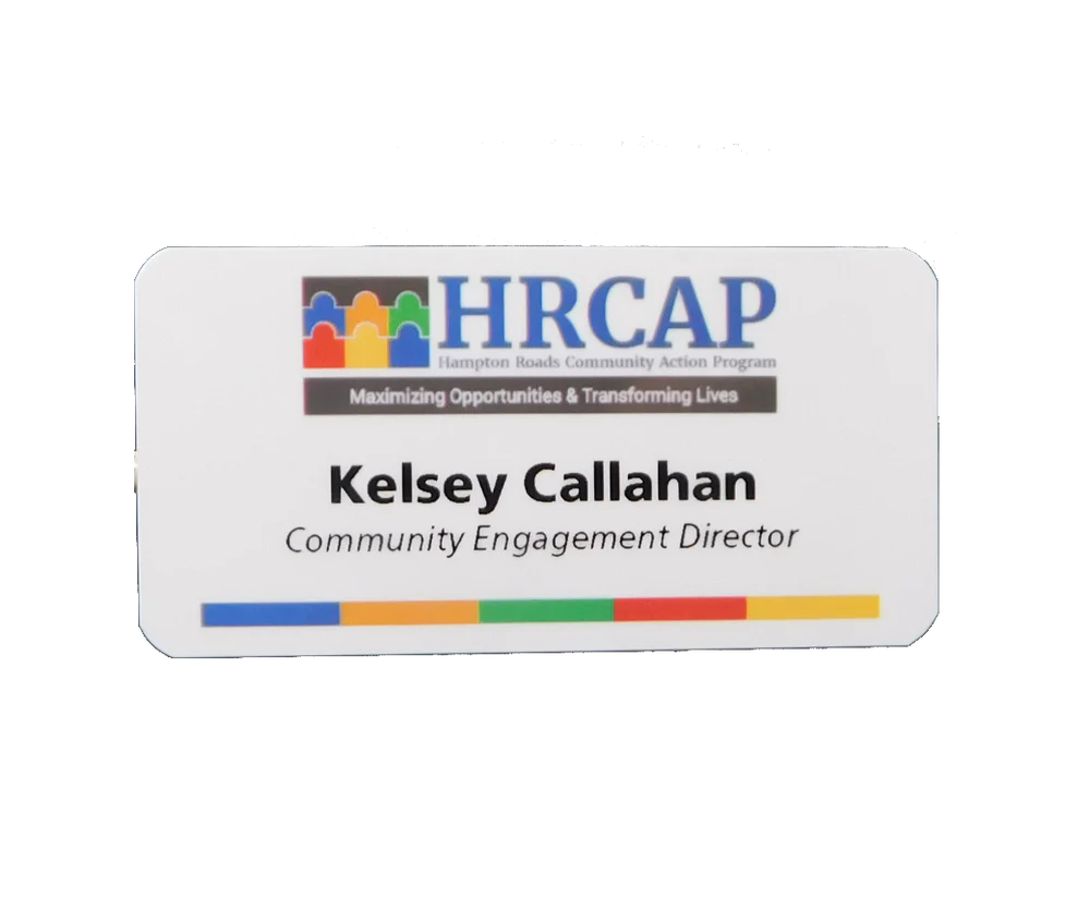 Full Color Printed Name Badge / Nametag