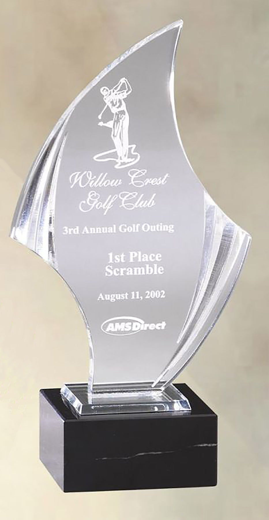 Nouveau Blade Acrylic Award