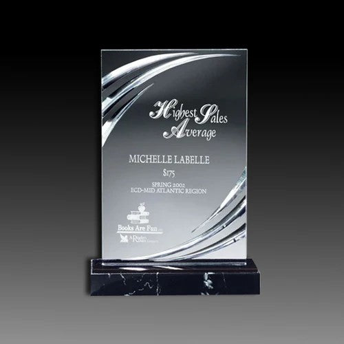 Nouveau Rectangle Acrylic Award
