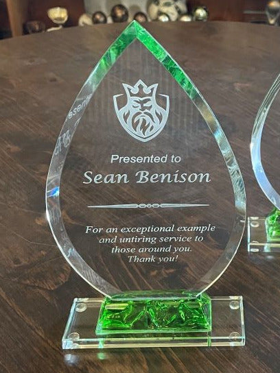 Peak Green Arrow Crystal Award