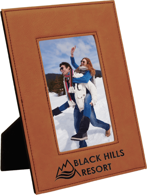 Leatherette Rawhide Picture Frame