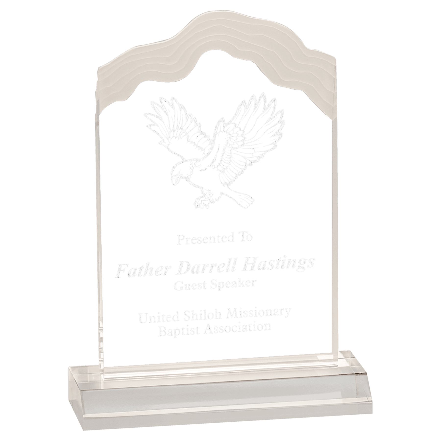 Whitecap Clear Acrylic Award
