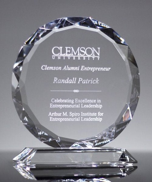 Optical Crystal Sunflower Award