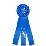 3 Ribbon Rosettes