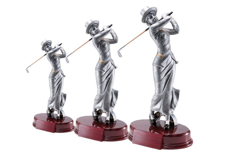 Vintage Female Golf Resin